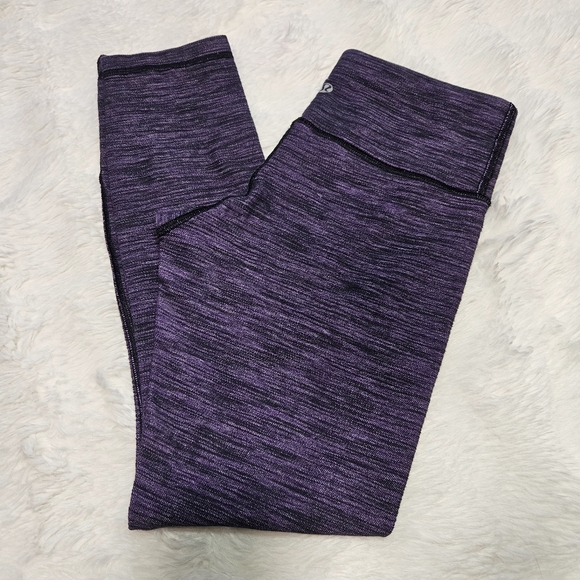 Lululemon Wunder Under Reversible Slub - Size 4 - Tender Violet - Picture 3 of 3